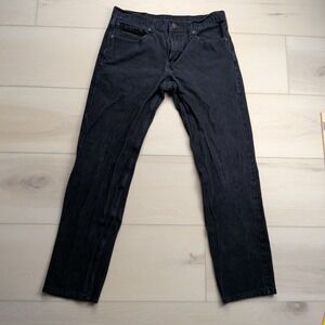 Levi's 505 Corduroy Pants Mens 31x30 Straight Leg Black White Tab